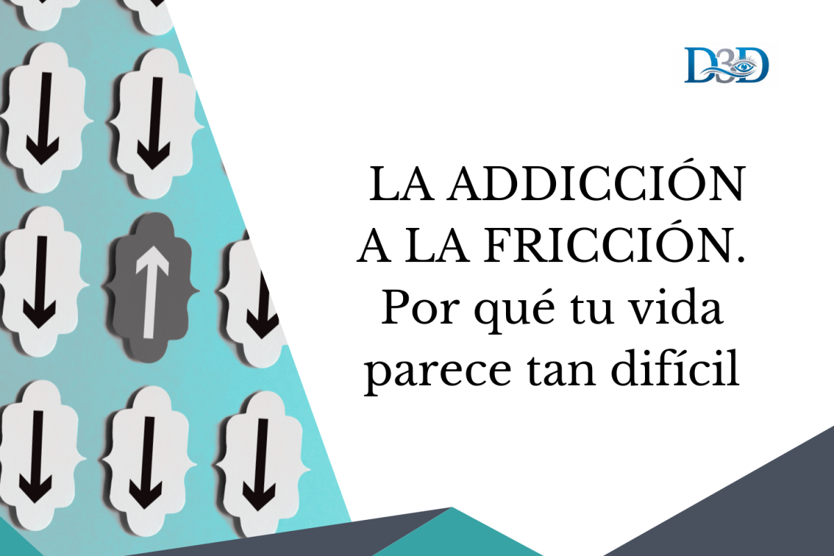 LA ADICCIÓN A LA FRICCIÓN. Porqué tu vida parece tan difícil. Muchas flechas van hacia el mismo lugar, excepto una de ellas que parece ir a contracorriente.